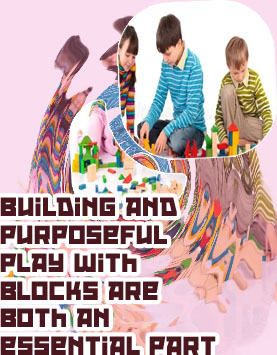 Kids playing blocks